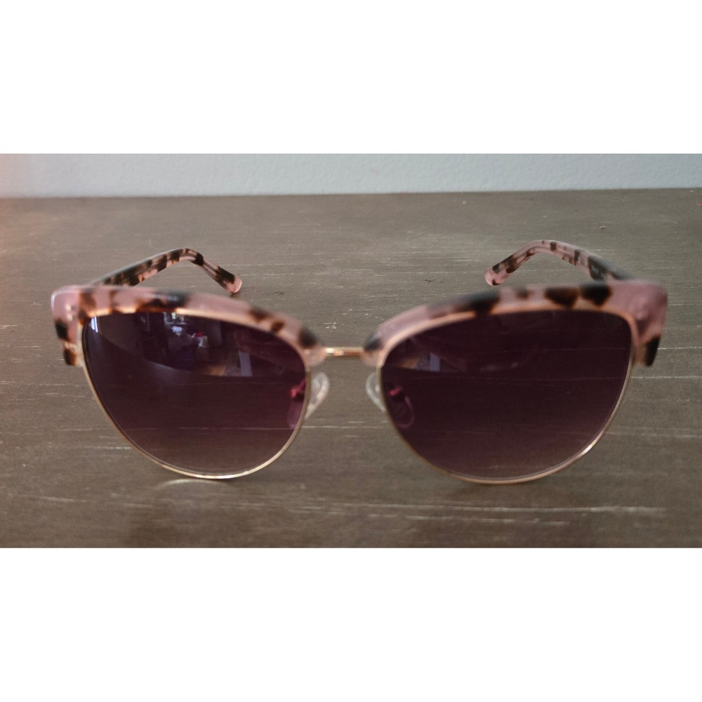 Talbots‎ Sunglasses Tortoise Shell Pink Gold Frame Designer Eyewear Women